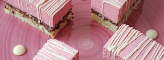 Mors Dags kage 2014 med hindbærmousse og chokoladecrunch